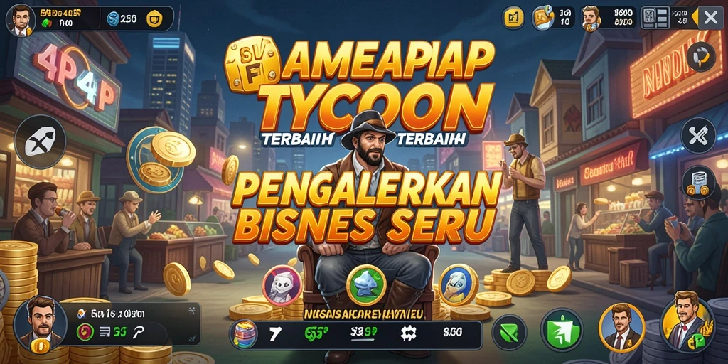 Gameplay seru dan mendalam dalam dunia Tycoon.