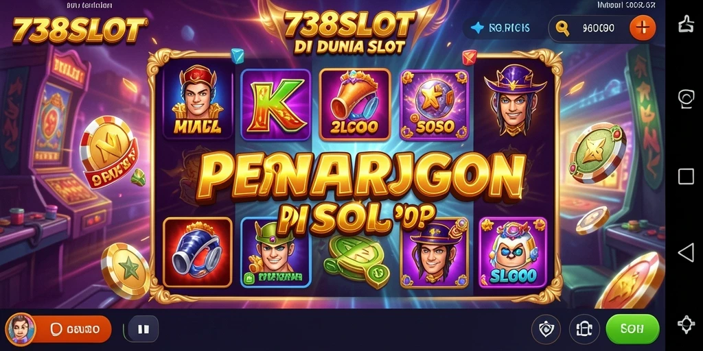 Gameplay seru di 738SLOT dengan pertarungan karakter yang dinamis.