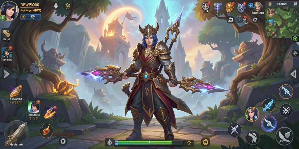 Gameplay DEWI5000 yang memukau saat berpetualang.