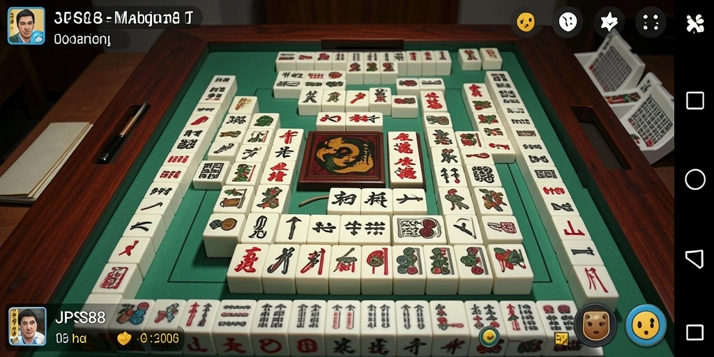 Screenshot JPS88 menunjukkan gameplay Mahjong yang menarik dan menegangkan.