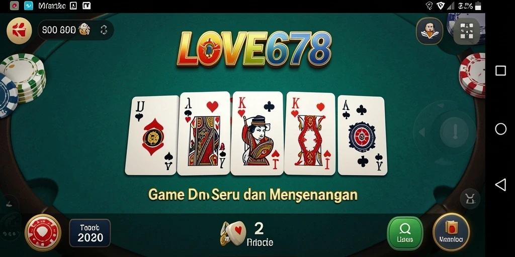 Tampilan utama gameplay LOVE678 yang menarik dan interaktif.
