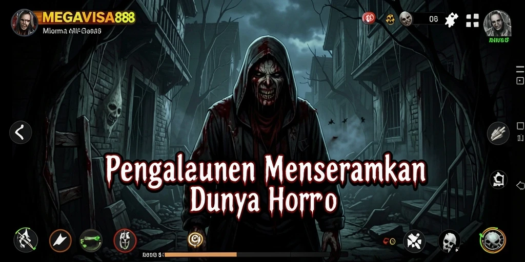 Gameplay menyeramkan dalam MEGAVISA88 dengan nuansa Horror yang kental.
