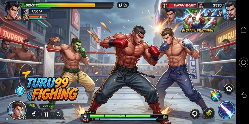 Tangkapan layar gameplay TURU99 yang intens dan mendebarkan.