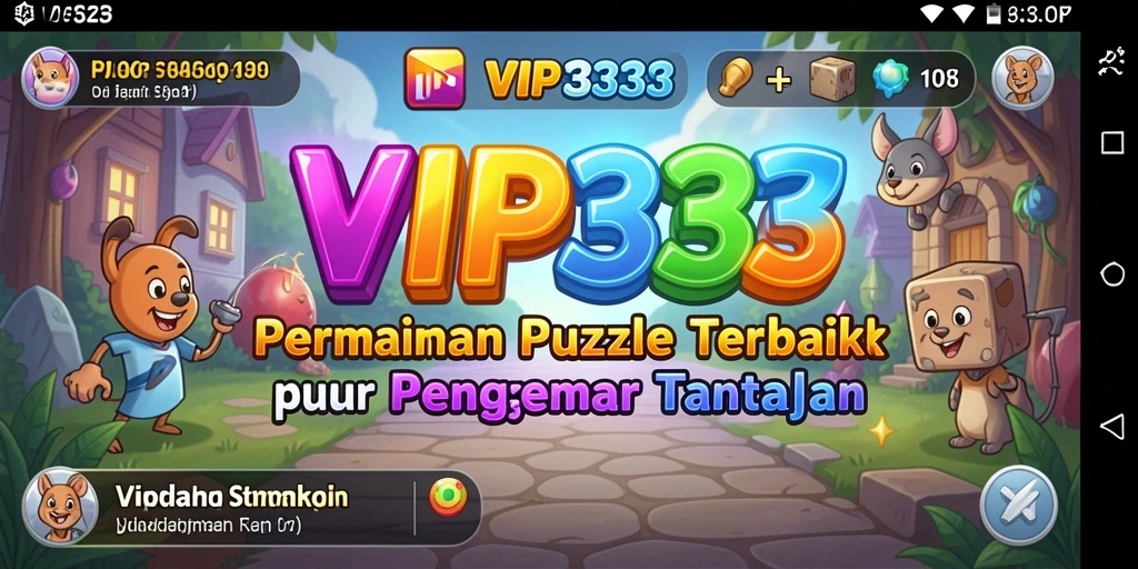 Tampilan gameplay menarik dari permainan Puzzle VIP333.